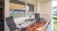 Ferienwohnung Dünenrose Whg. 31 Balkon