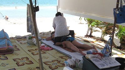 Strandmassage