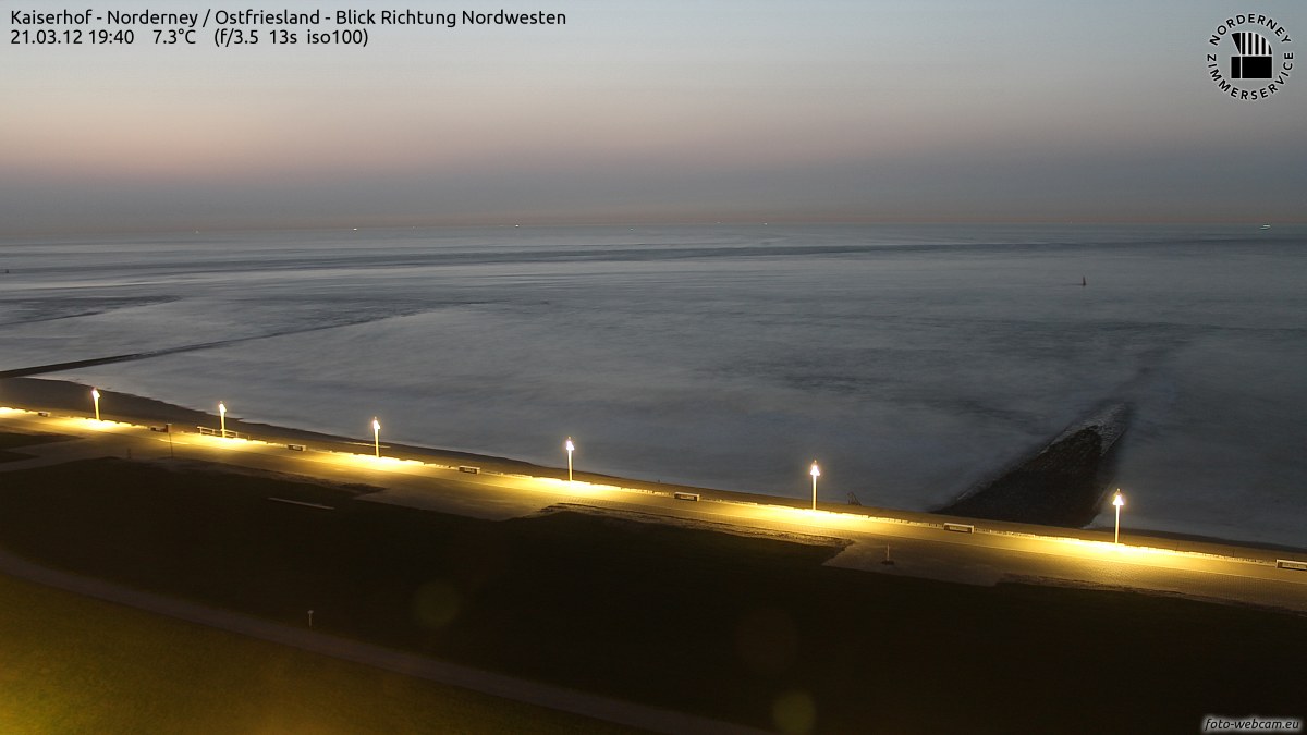 Sonnenuntergang Norderney 19.40