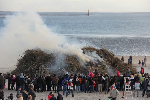 Osterfeuer Norderney 1