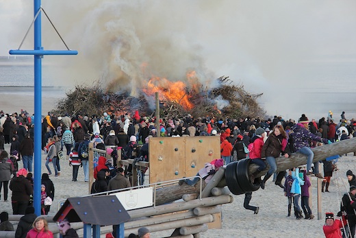 Osterfeuer Norderney 2012 2