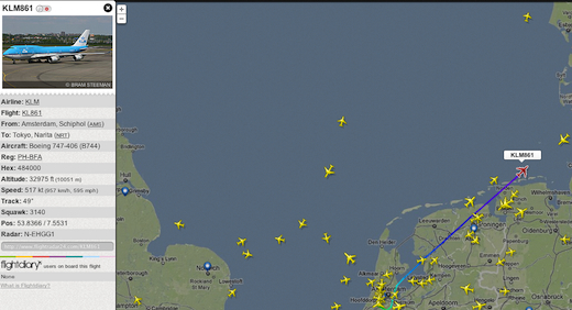 747 über Norderney