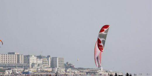 Kite Buggy vor Borkum