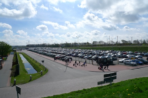Norddeich Mole Frisia Parkplatz in den Osterferien