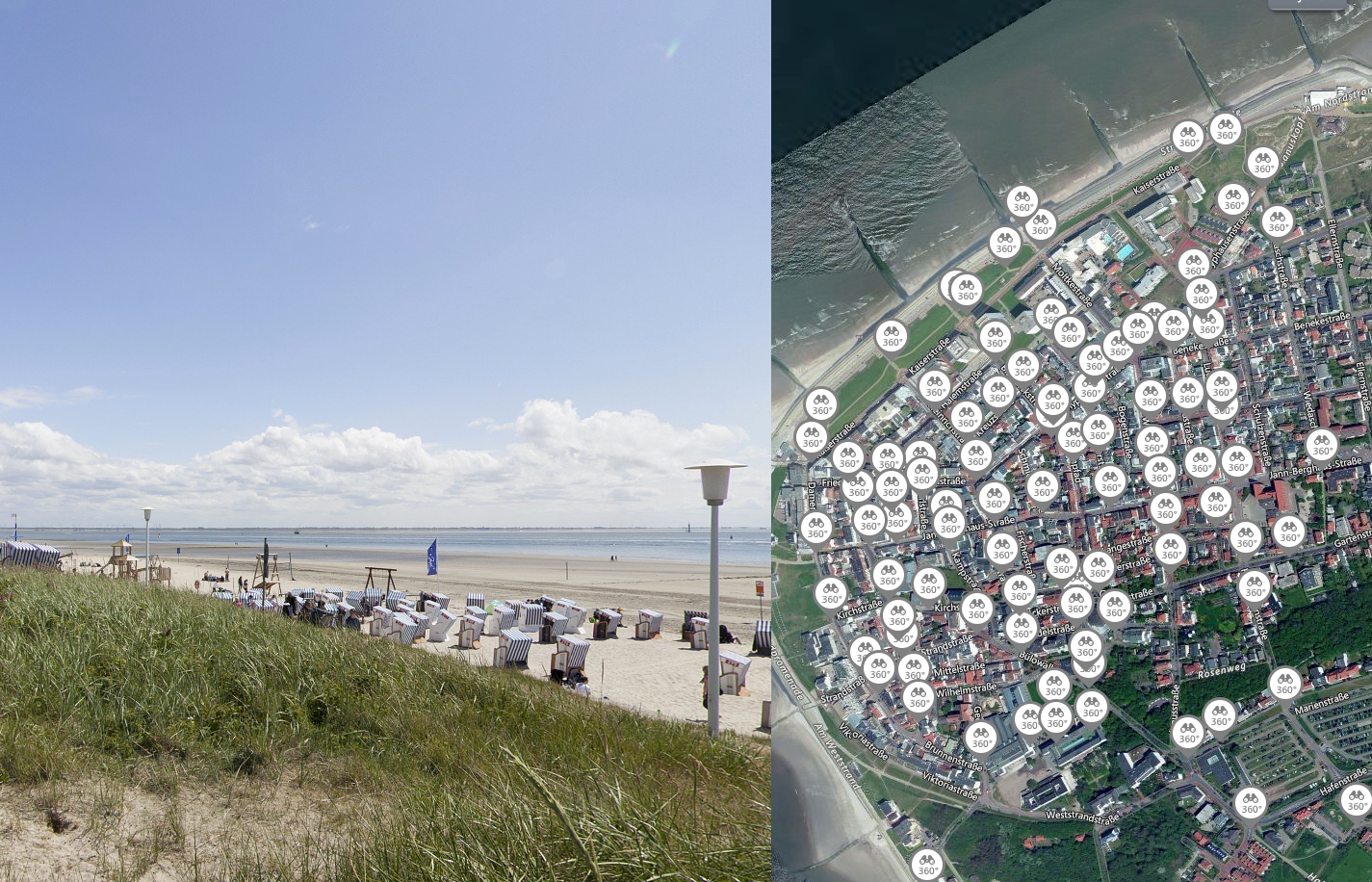 norderney street view 360